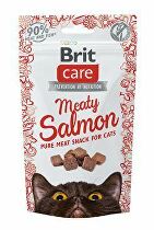 Levně Brit Care Cat Snack Meaty Salmon 50g