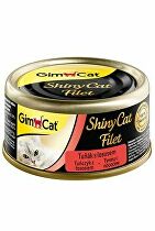 Levně Gimpet kočka konz. ShinyCat filet tuňák s lososem 70g