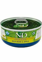 N&D CAT PRIME Adult Boar & Apple 70g 1 + 1 zdarma