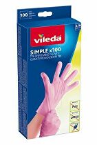 Levně Vileda Simple rukavice S/M 100ks