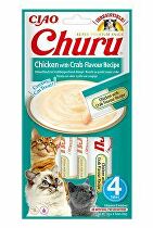 Levně Churu Cat Chicken with Crab Flavour Recipe 4x14g
