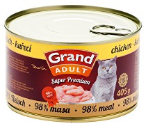 GRAND konz.  Superpremium kočka kuřecí 405g + Množstevní sleva