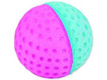 Hračka kočka Golf míček mech guma 60ks tubus