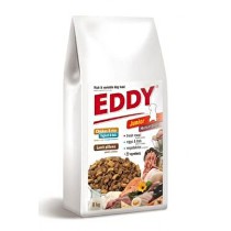 Levně EDDY Junior Medium Breed polštářky s jehněčím 8kg