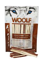 WOOLF pochoutka soft Rabbit&Pollock sandwich LONG 100g + Množstevní sleva