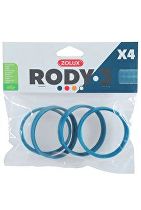 Levně Komponenty Rody 3-spojovací kroužek modrý 4ks Zolux