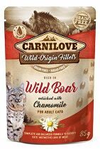 Levně Carnilove Cat Pouch Wild Boar & Chamomile 85g