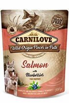Carnilove Dog Pouch Paté Salmon & Blueber Puppies 300g + Množstevní sleva