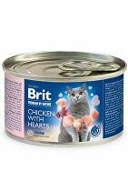 Levně Brit Premium Cat by Nature konz Chicken&Hearts 200g