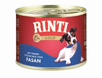 Rinti Dog Gold konzerva bažant 185g + Množstevní sleva