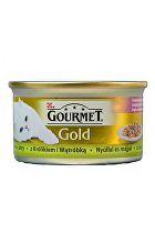 Gourmet Gold konz. kočka duš.králík a játra 85g + Množstevní sleva
