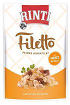 Rinti Dog kapsa Filetto kuře+kuřecí srdce v želé 100g + Množstevní sleva