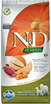 N&D Pumpkin DOG Adult M/L Duck & Cantaloupe melon 12kg + barel zdarma