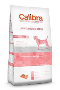 Calibra Dog HA Junior Medium Breed Chicken  3kg NEW