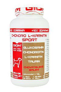 Giom pes Chondro L-karnitin SPORT 360 tbl+10% zdarma
