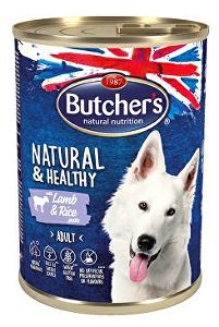 Butcher's Dog Natural&Healthy jehněčí s rýží pate 390g