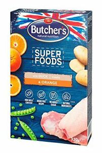 Butcher's Dog Superfoods GF kachna+pomeranč 320g