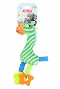 Hračka pes PUPPY Rio Žirafa plyš zelená Zolux