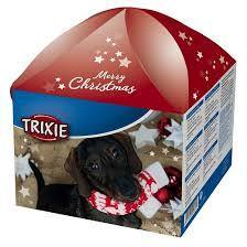 Vánoční dárková krabice pro psy červená TR
