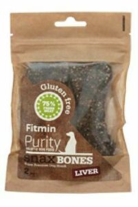 Fitmin dog Purity Snax BONES liver 2ks