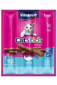 Vitakraft Cat pochoutka Stick mini  Losos+Pstruh 3x6g