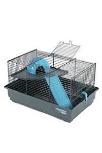 Klec myš INDOOR 40cm modrá s výbavou Zolux