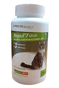 Repelentní pudr Repul 7 pro kočky 150g