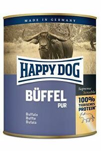 Happy Dog konzerva Buffel Pur buvolí 800g