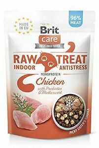 Brit Raw Treat Cat Indoor&Antistress, Chicken 40g