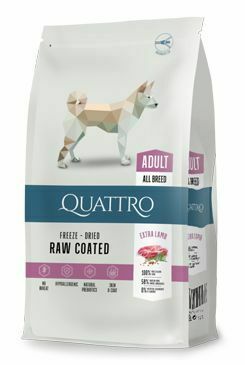 QUATTRO Dog Dry Premium All Breed Adult lamb&rice 12kg + Doprava zdarma