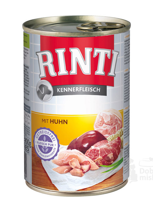 Rinti Dog konzerva kuře 400g + Množstevní sleva