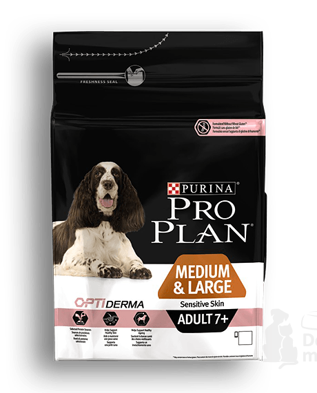 ProPlan Dog Adult 7+ Medium&Large Sens.Skin 14kg + Doprava zdarma