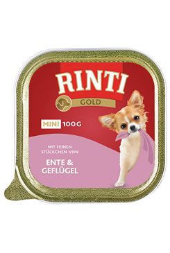 Rinti Dog vanička Gold Mini kachna+drůbež 100g + Množstevní sleva