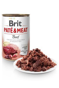 Brit Dog konz Paté & Meat Beef 800g + Množstevní sleva