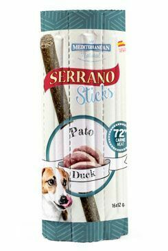 Serrano Sticks for Dog-Duck 16x12g + Množstevní sleva