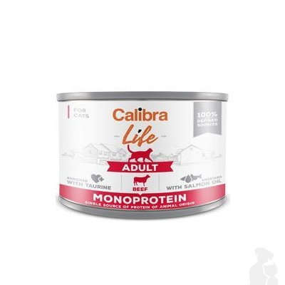 Calibra Cat Life  konz.Adult Beef 200g + Množstevní sleva 5+1 zdarma