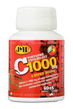 Vitamin C přírodní s šípky JML 1000mg 60tbl