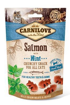 Carnilove Cat Crunchy Snack Salmon&Mint 50g + Množstevní sleva