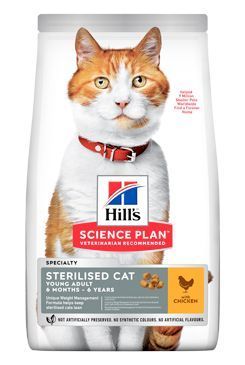 Hill's Fel. Dry SP Adult Young Steril. Cat Chicken10kg + Doprava zdarma
