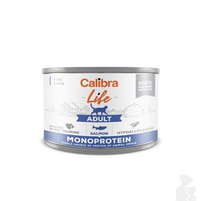 Calibra Cat Life  konz.Adult Salmon 200g + Množstevní sleva 5+1 zdarma