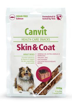 Canvit Snacks Skin & Coat 200g + Množstevní sleva