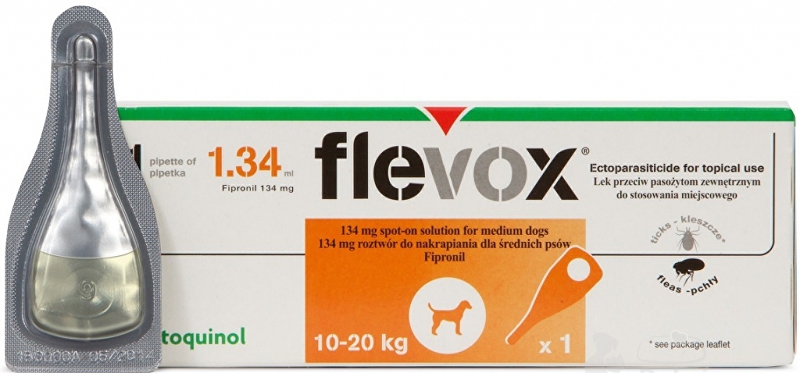 Flevox Spot-On Dog M 134mg sol 1x1,34ml