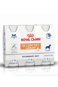 Royal Canin VD Canine Gastro Intest.LowFat Liq 3x200ml + Množstevní sleva