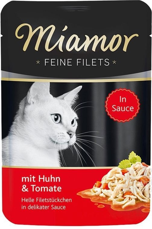 Miamor Cat Filet kapsa kuře+rajče ve šťávě 100g + Množstevní sleva