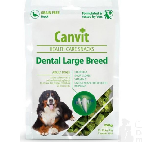 Canvit Snacks Dental Large Breed-Duck 250g + Množstevní sleva