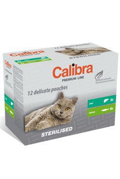 Calibra Cat  kapsa Premium Steril. multipack 12x100g + Množstevní sleva