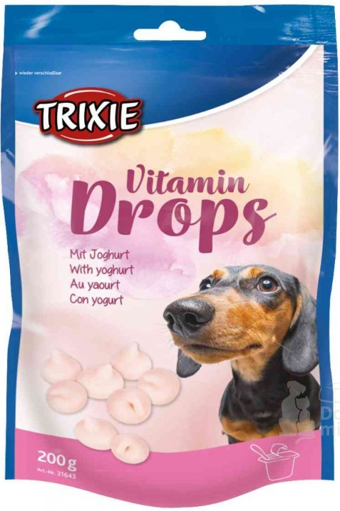 Trixie Drops Jogurt s vitaminy pro psy 200g TR + Množstevní sleva