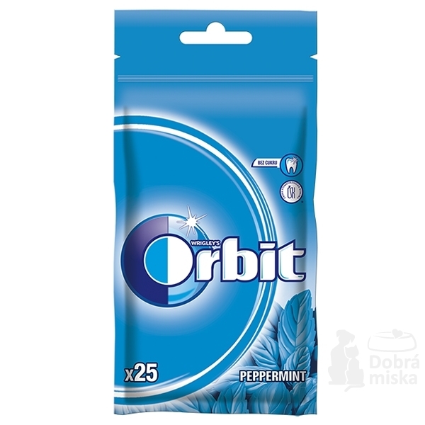 Žvýkačka Orbit dražé Peppermint sáček 35g