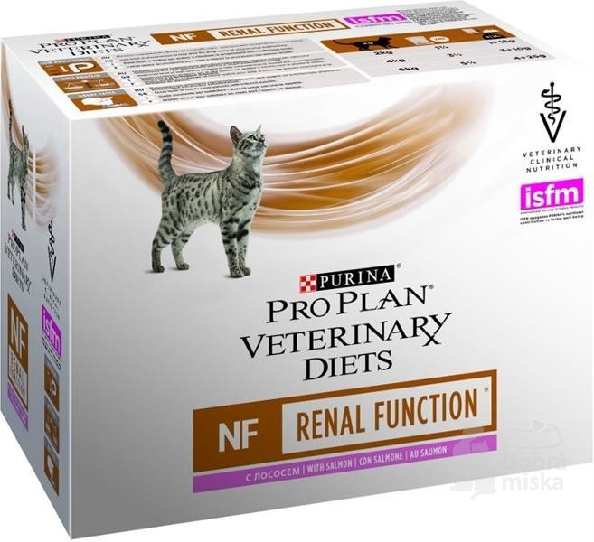 Purina PPVD Feline  kaps. NF Renal Function salm10x85g + Množstevní sleva