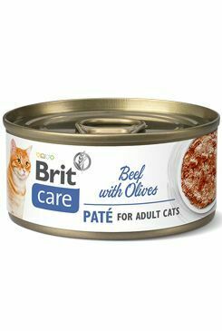 Brit Care Cat konz  Paté Beef&Olives 70g + Množstevní sleva